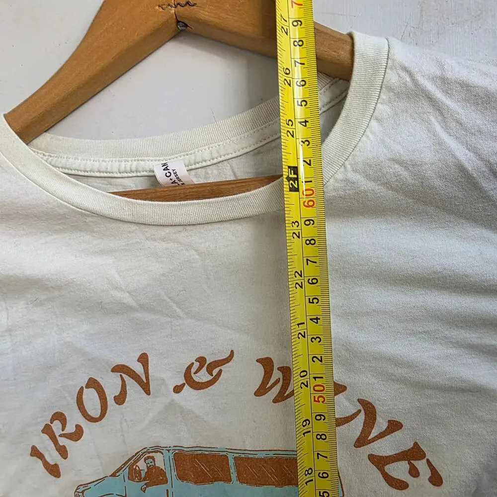 Iron and Wine, Long Sleeve Tour Tee, Men's XL - Picture 7 of 7